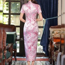 Bestickt Kleid Brokat