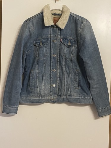 Levi sherpa jacke trucker - sherpa,