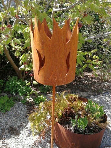Edelrost gartenfackel hera - edelrost,