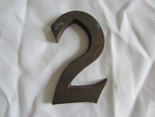 VINTAGE 2 ZWEI ZAHL HAUS