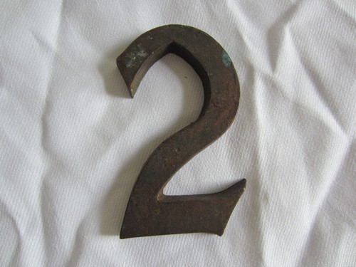 Vintage zwei zahl - vintage,