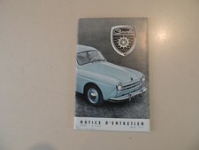  Manuel Notice d`entretien Renault Caravelle R1102 Betriebsanleitung Ausg 11/56