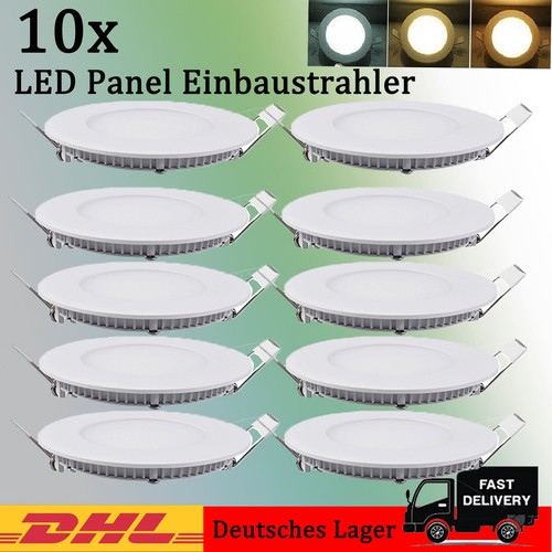 10x led panel einbaustrahler - led,