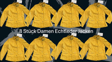 Damen Echtleder Jacken 8 Stück NEU B-Ware Gr. 36-56 Konvolut Sonderposten