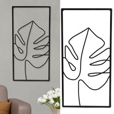 Metall Wandbild 3D Ahornblatt