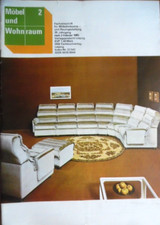 MÖBEL UND WOHNRAUM Februar 2 - 1982 DDR Polstermöbel Seniorensessel Möbeldesign