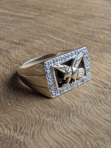 Gold adler siegelring 375 - adler,