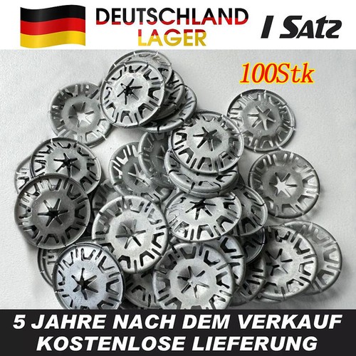 100x klemmscheibe clips - klemmscheibe,
