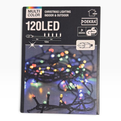 120 led lichterkette bunt - 120,