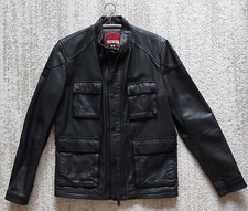 Lederjacke Herren schwarz - Superdry Premium