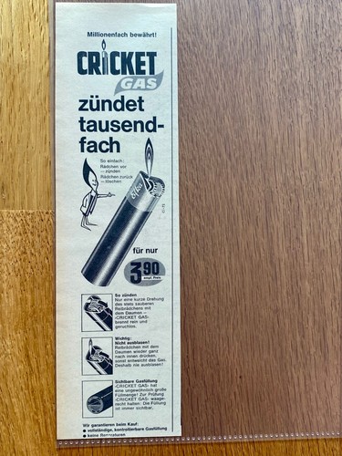 1964 cricket gasfeuerzeug - 1964,