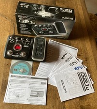 ZOOM Guitar Effects Pedal G2.1u / Audio Interface
