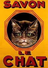 Werbeplakat Seife Die Katze