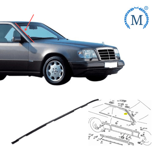 W124 coupé abdichtung - w124,