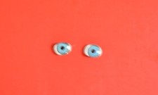 Alte Flach Glas Augen