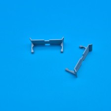 (3D51) 2 Stück Getriebeabdeckungen für CC-7001 von PIKO H0  = REPLIKAT =