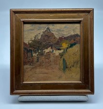 Kleines Aquarell Alte Katen