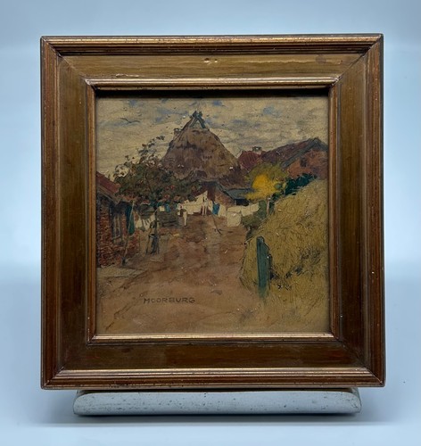 Kleines aquarell alte katen - aquarell,