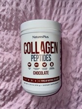 Natures Plus Collagen Peptide - Kollagen Pulver Typ I, II, III, IV, V, X - 378g