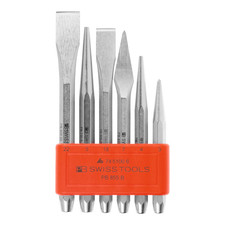 PB Swiss Tools Meißel Durchschläger Set Werkzeug Metall 6teilig