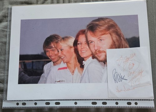 Abba autogramm autograph - autogramm,