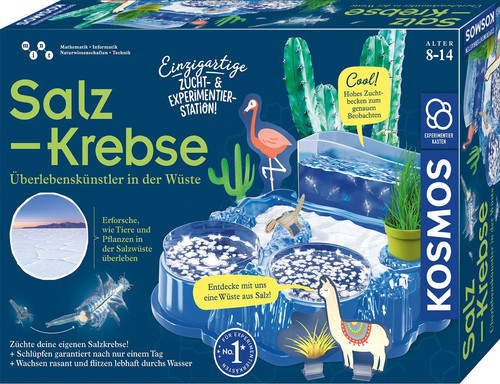 Salzkrebse experimentierkasten - salzkrebse,