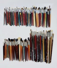 Großes Konvolut 132 Malpinsel Künstlerpinsel Acryl Öl Aquarell