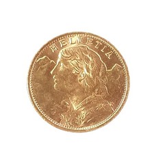 Vreneli 20 Schweizer Franken Gold 1922