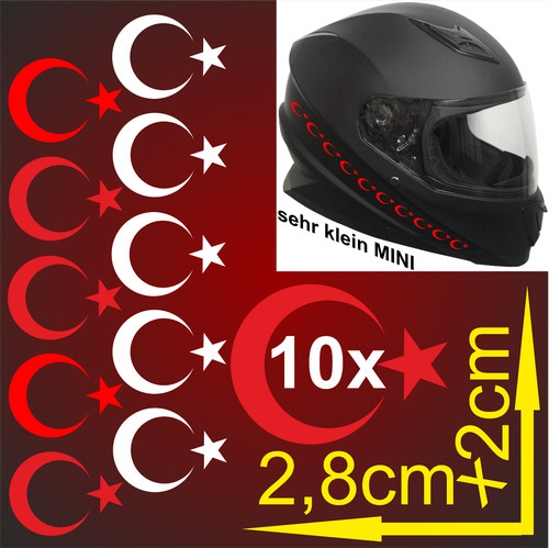 Aufkleber 3cm türkei - 10, x