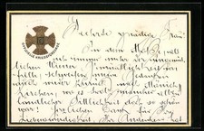 Rotes Kreuz Nr. 49, Kennzeichen der offiziellen Kriegsfürsorge, Ansichtskarte 