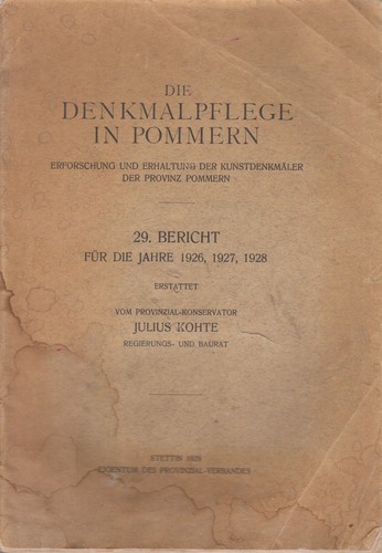 Heft die denkmalpflege in - heft:,