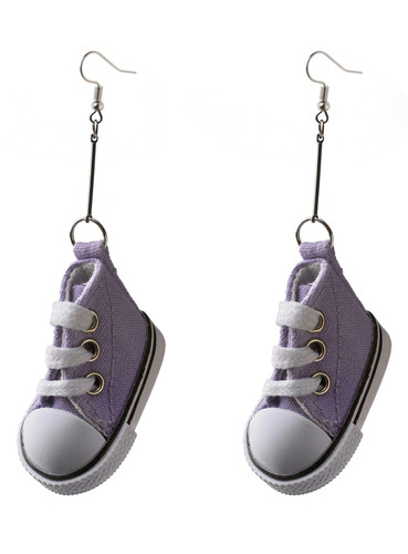 Sneaker ohrringe lila - sneaker,