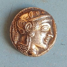 Attika Athen Kopie Tetradrachme 454-404 v.C. · Vs. Athene Rs. Eule Griechenland