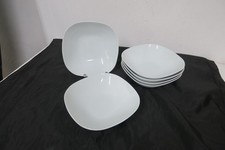 Ikea 6  Suppenteller - tiefe Teller  weiß  - Porzellan Ø 20 x 20 cm,