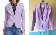 ICHI Blazer mit Reverskragen flieder Damen Business Jacke Kostümjacke Gr: M