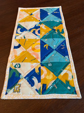 Selbstgemachtes Patchwork-Wandbild (39cm x 20cm / 100% Baumwolle)
