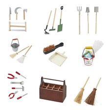 Deko Werkzeug + Putzmittel