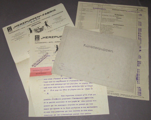 Alter katalog 1923 herzpuppen - alter,