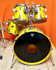 Yamaha Beech Custom Shellset 22,10,12,14 yellow      birch recording maple