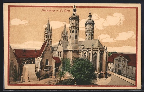 Ansichtskarte naumburg - ansichtskarte,