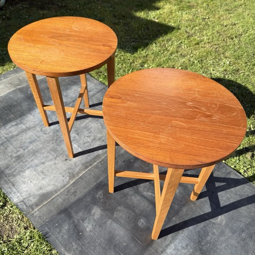 Vintage holz couchtische rund - vintage,