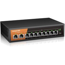 PoE Switch 10-Port Gigabit LAN