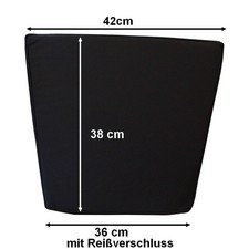 Trapezförmig Leder Sitzkissen Echtleder Toledo Stuhl Sessel Sitzpolster Auflage