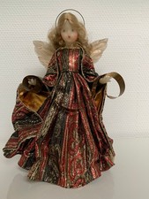 Vintage Rauschgoldengel Wachsengel Engel Baumspitze Pauline Leidel Spreen