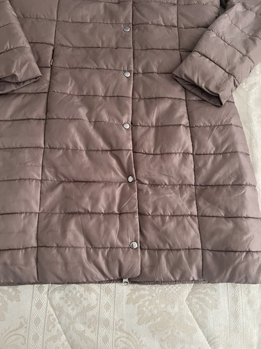 Damen steppmantel braun - in,