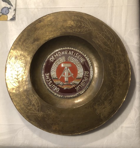 Messingteller ddr - messingteller,