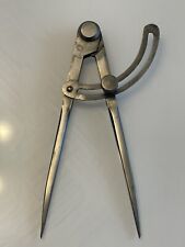 Spitz-/Anreißzirkel  mit Stelbogen, Schenkellänge 17 cm