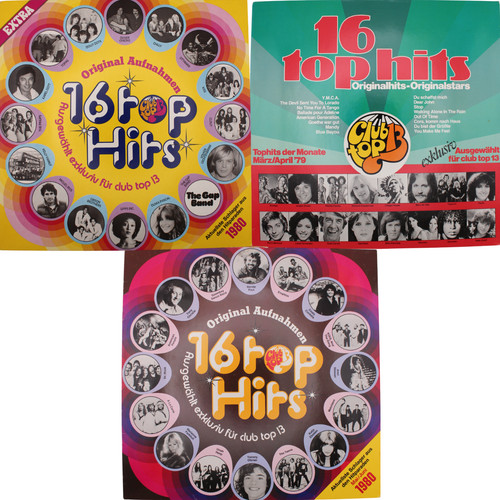 Schallplatten paket club - 3x,