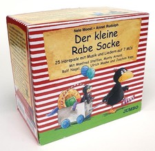 Der kleine Rabe Socke 7 MC Kassetten 25 Hörspiele mit Musik JUMBO 2006 wie neu