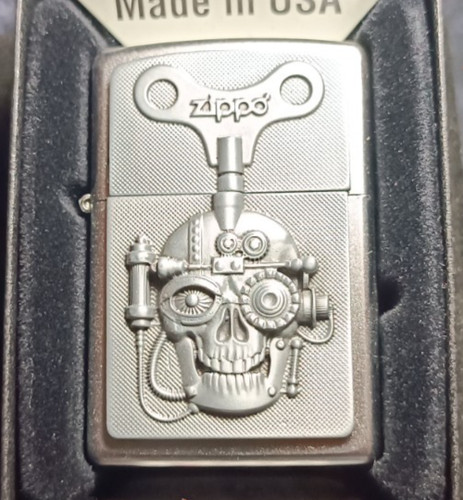 Zippo mech skull 3d - mech., |
